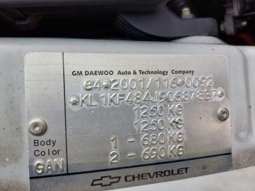 Chevrolet Matiz